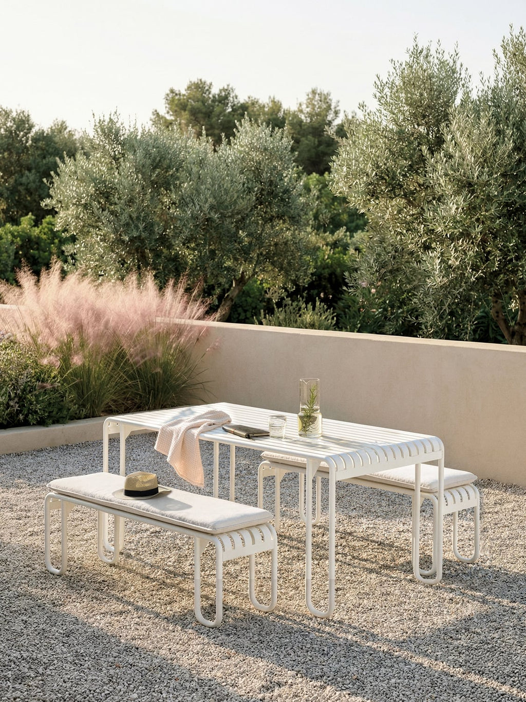 Caio Garden Table, 180 x 90 cm — Off-White