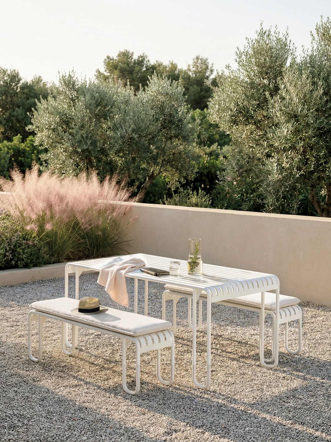 Caio Garden Table, 180 x 90 cm — Off-White