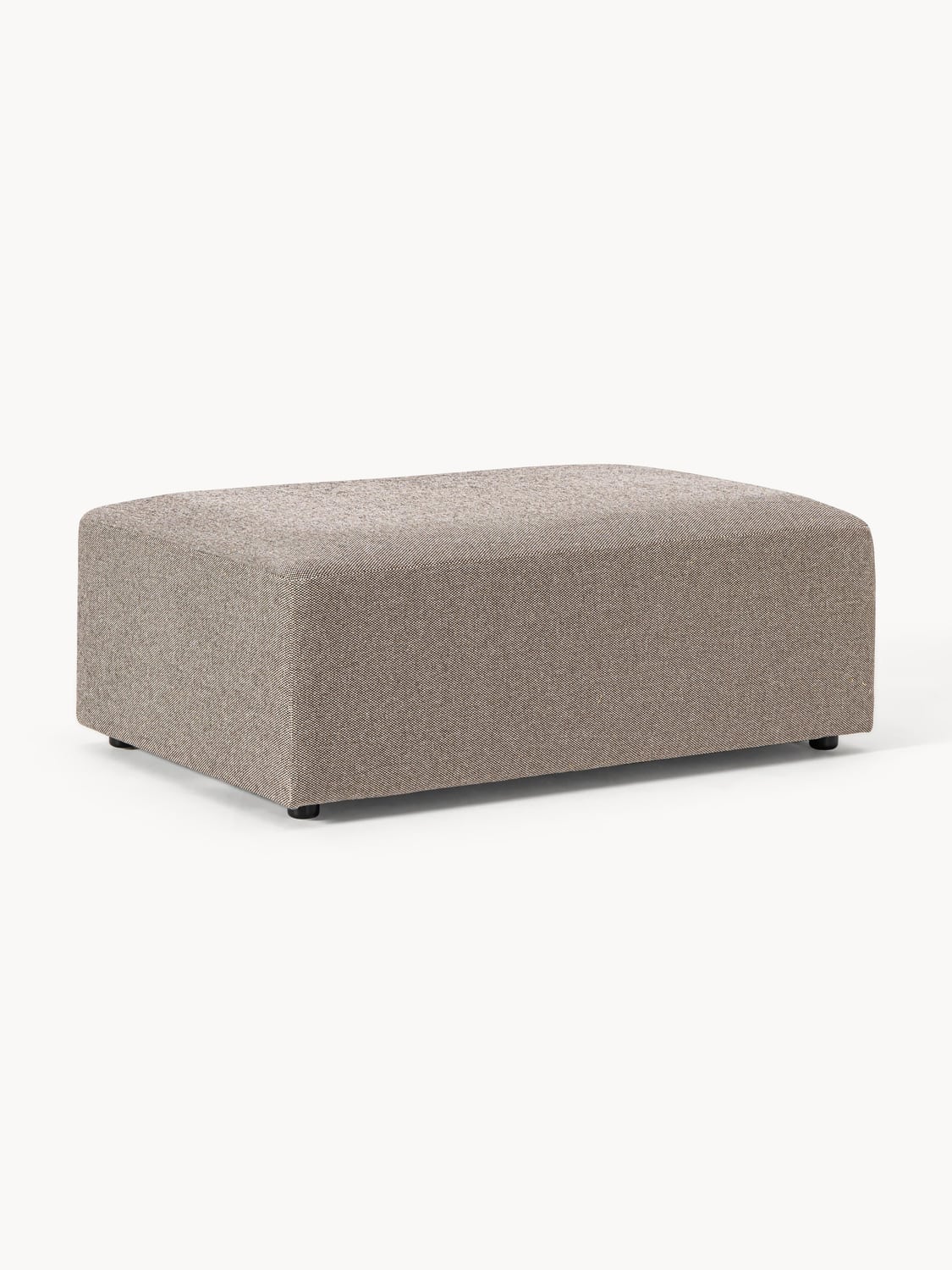Melva XL Sofa Ottoman, B 116 x T 72 cm — Mushroom