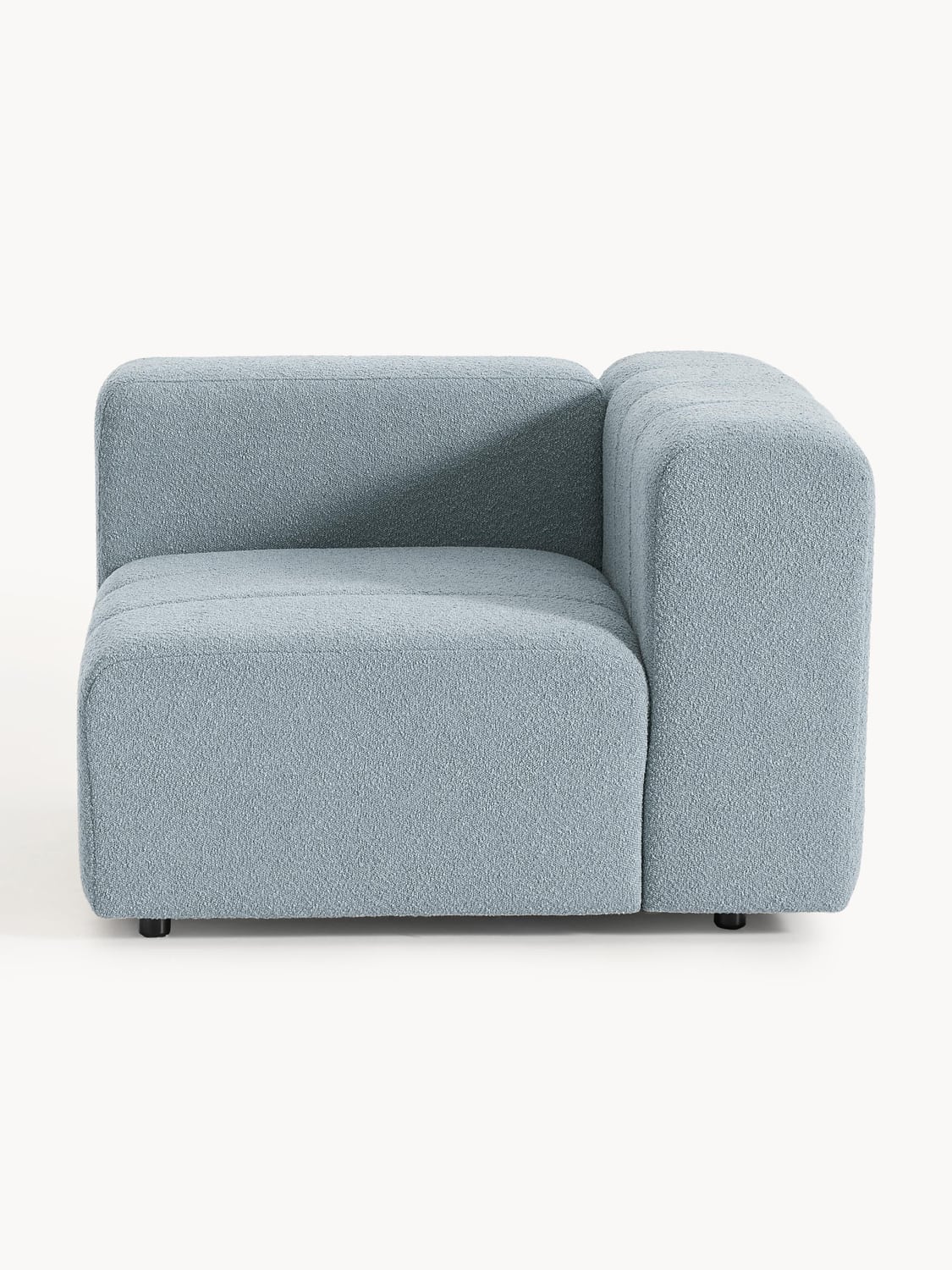 Lena Bouclé Corner Module — Grey