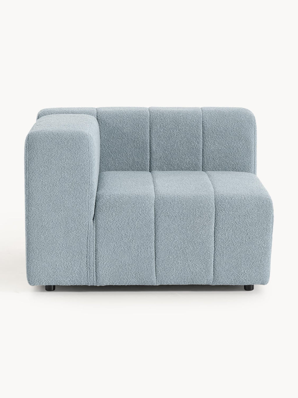 Lena Bouclé Corner Module — Grey