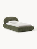Alba Single Bed in Teddy Bouclé — Taupe