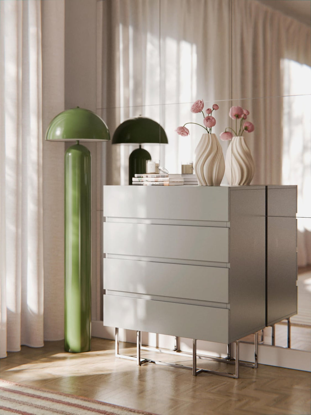 Joe Wood-Chest of Drawers — Taupe