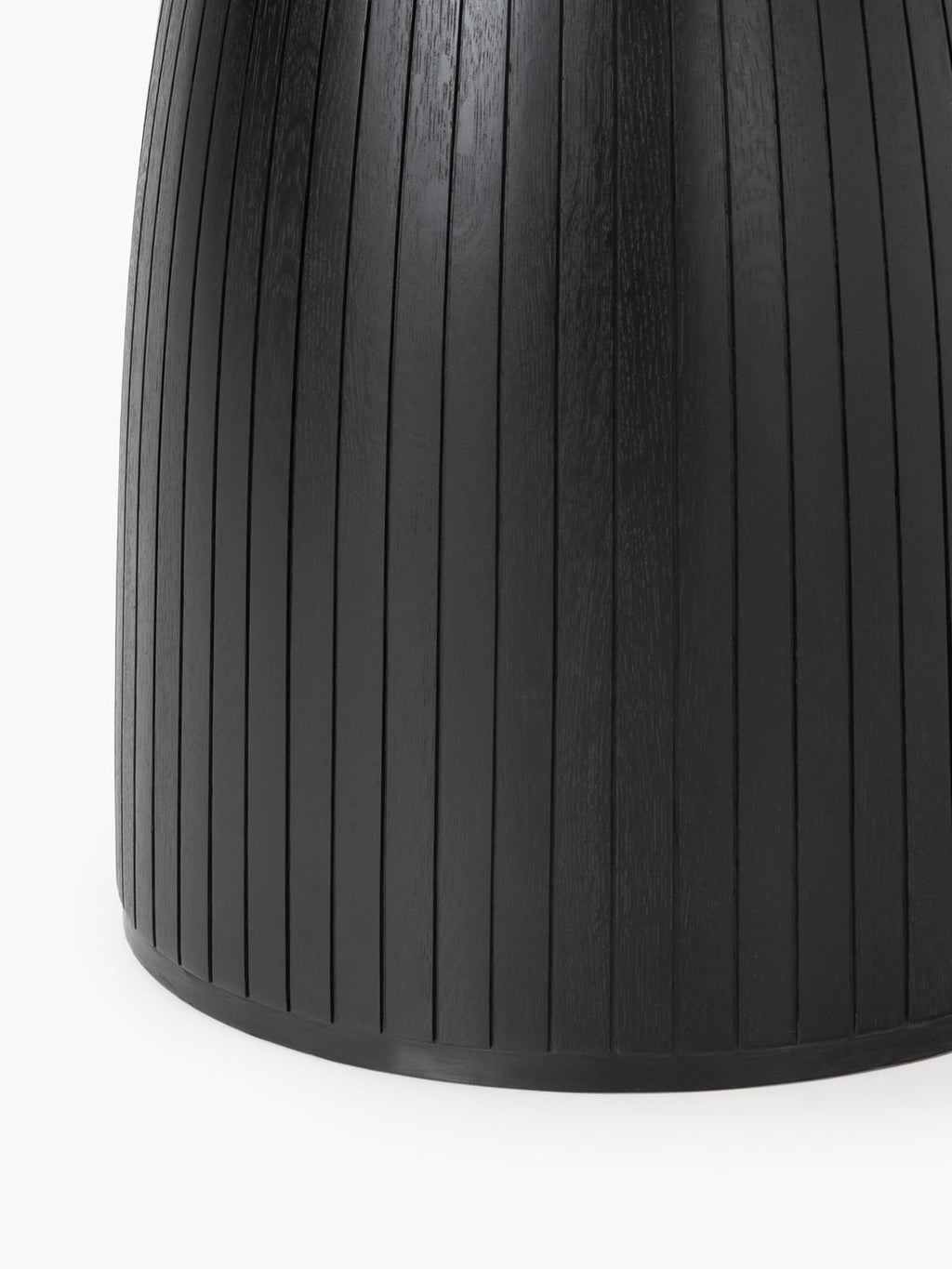 Nelly Round Dining Table with Marble Table Top, Ø 115 cm — Anthracite