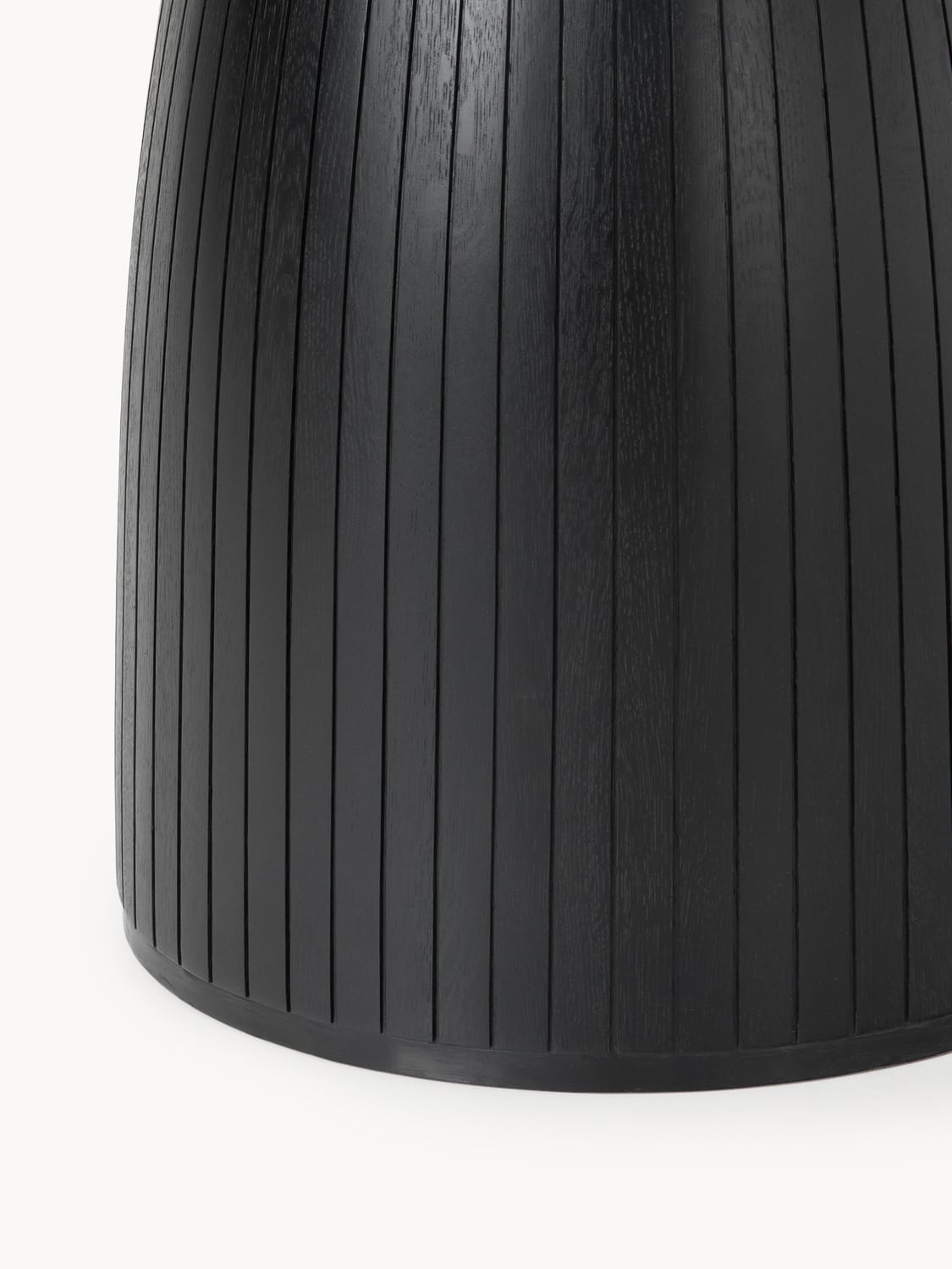 Nelly Round Dining Table with Marble Table Top, Ø 115 cm — Anthracite