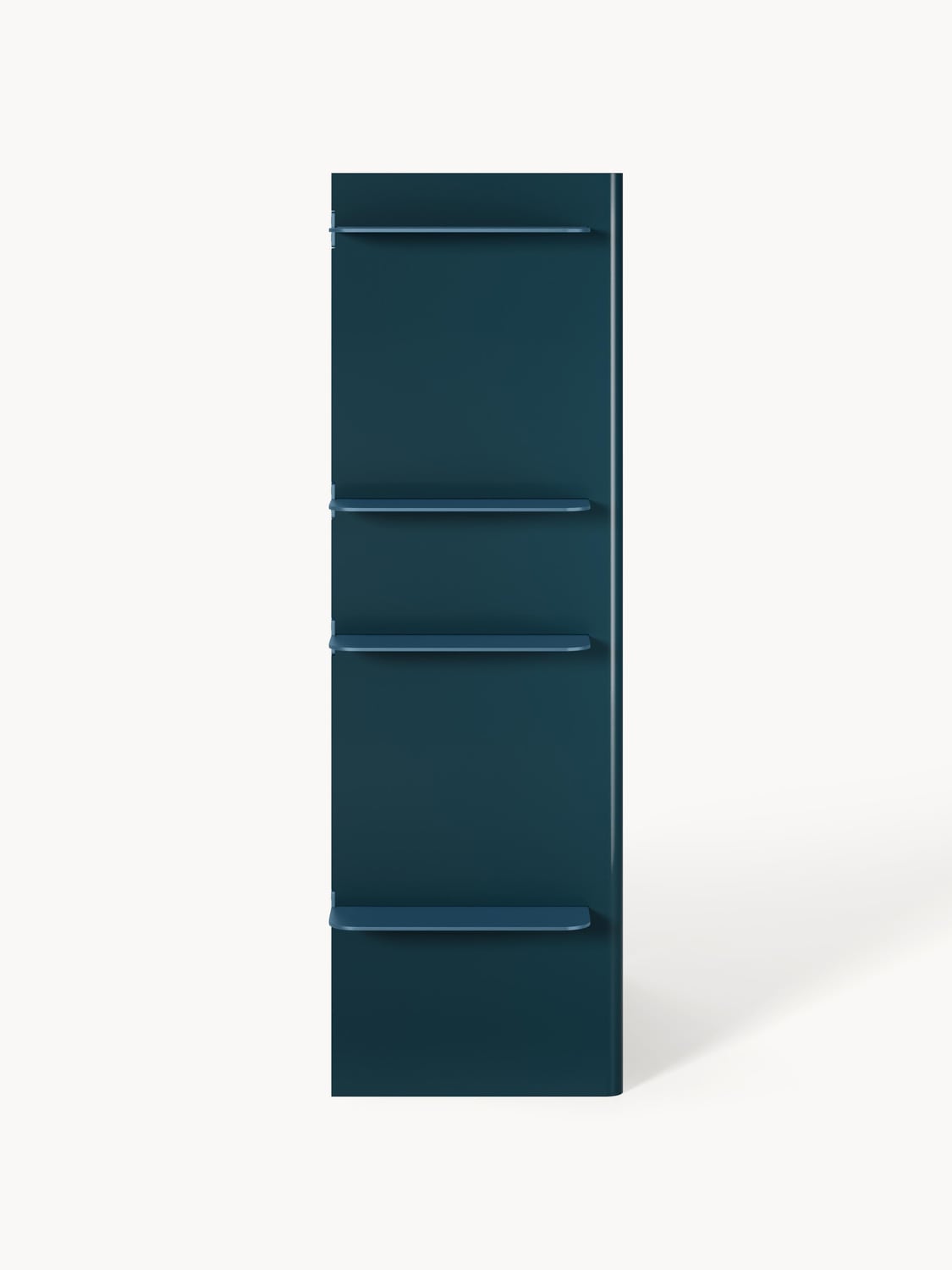 Rami Shelving Unit with Metal Elements — Teal