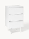 Elona Small Wood-Chest of Drawers — Off-White