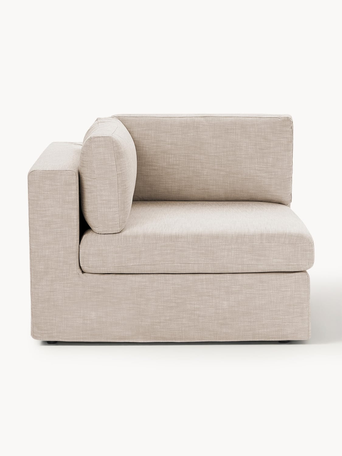 Russell Corner Module with removable covers — Oatmeal