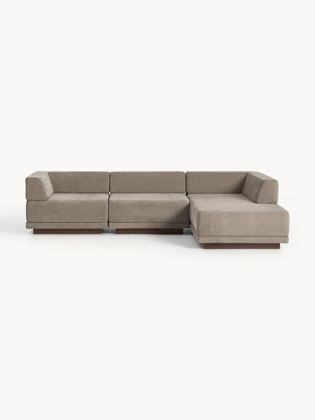 Colin Modular Corner Sofa (4-seater) — Taupe