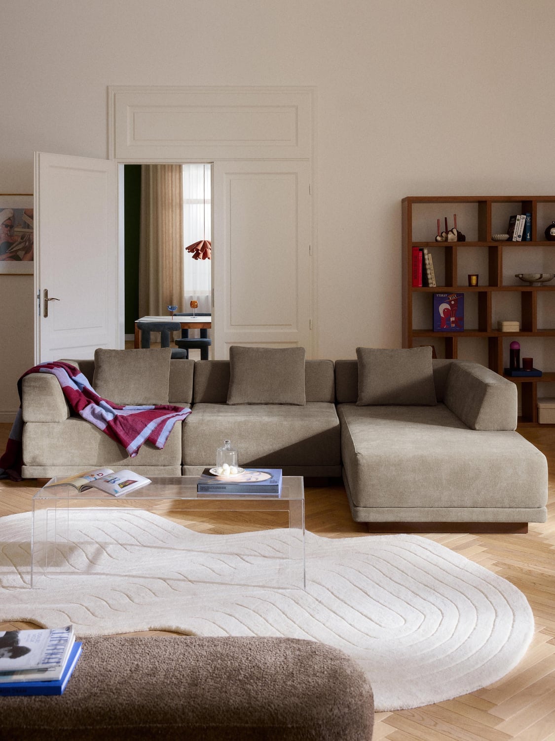Colin Modular Corner Sofa (4-seater) — Taupe