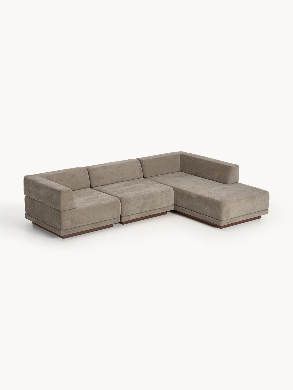 Colin Modular Corner Sofa (4-seater) — Taupe