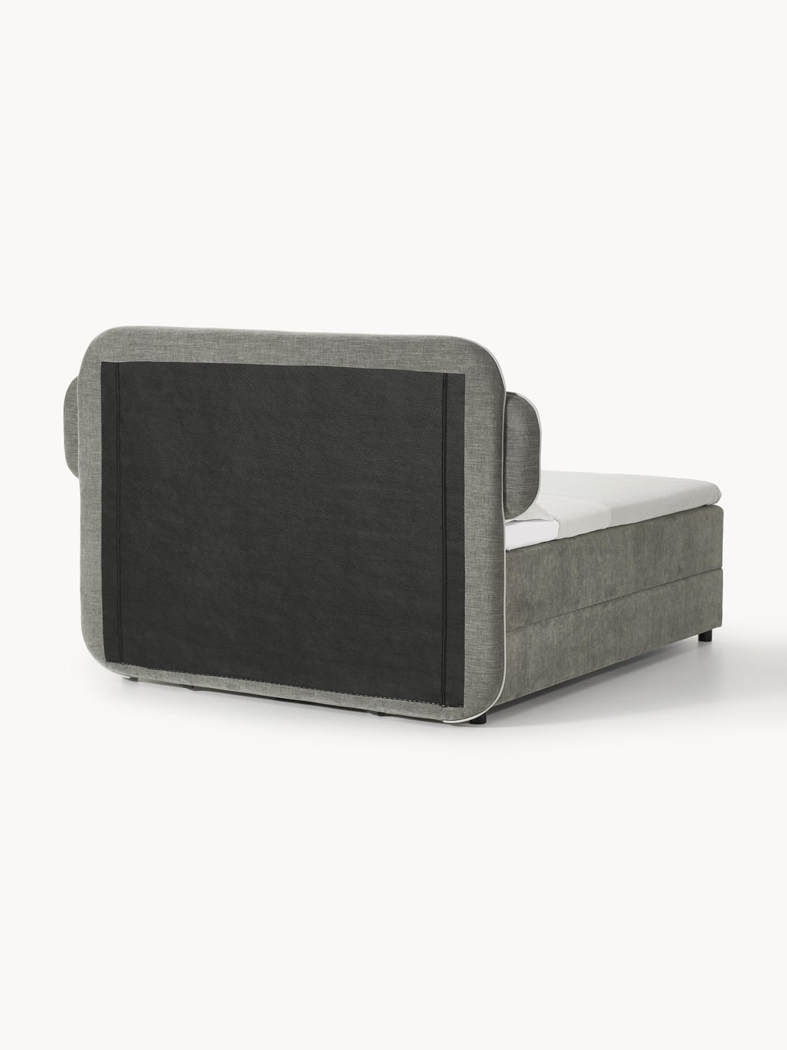 Enrica Box-Spring Bed — Mushroom
