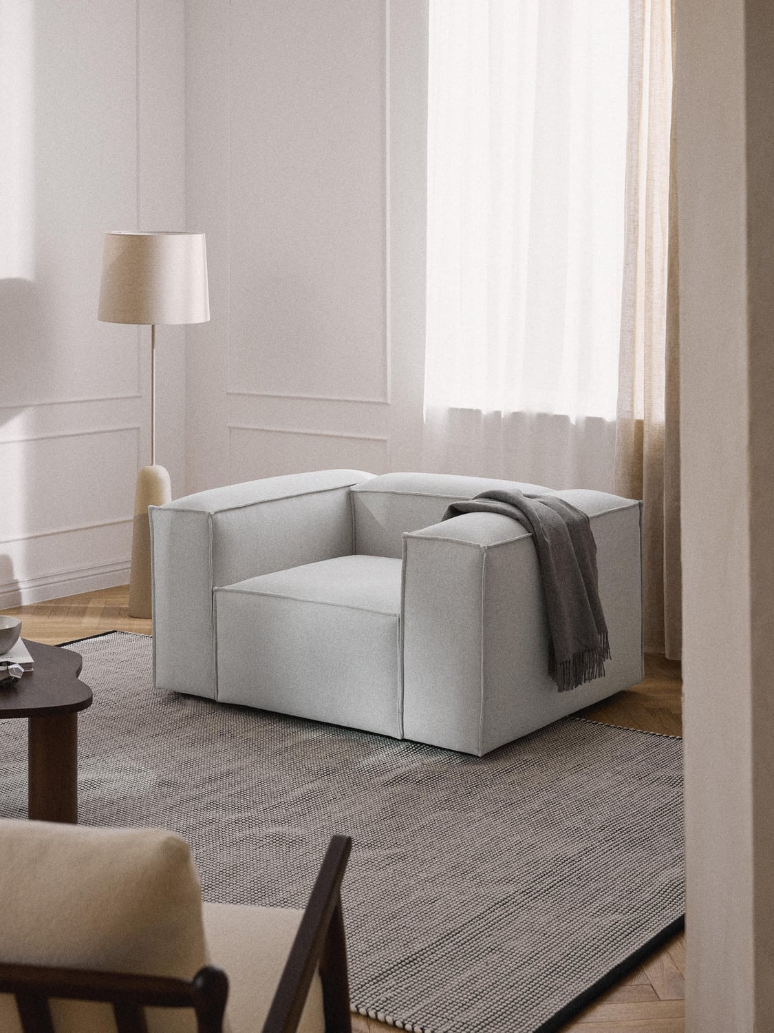 Lennon Armchair — Lilac