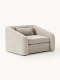Eliot Bouclé-Sleeper Chair — Oatmeal