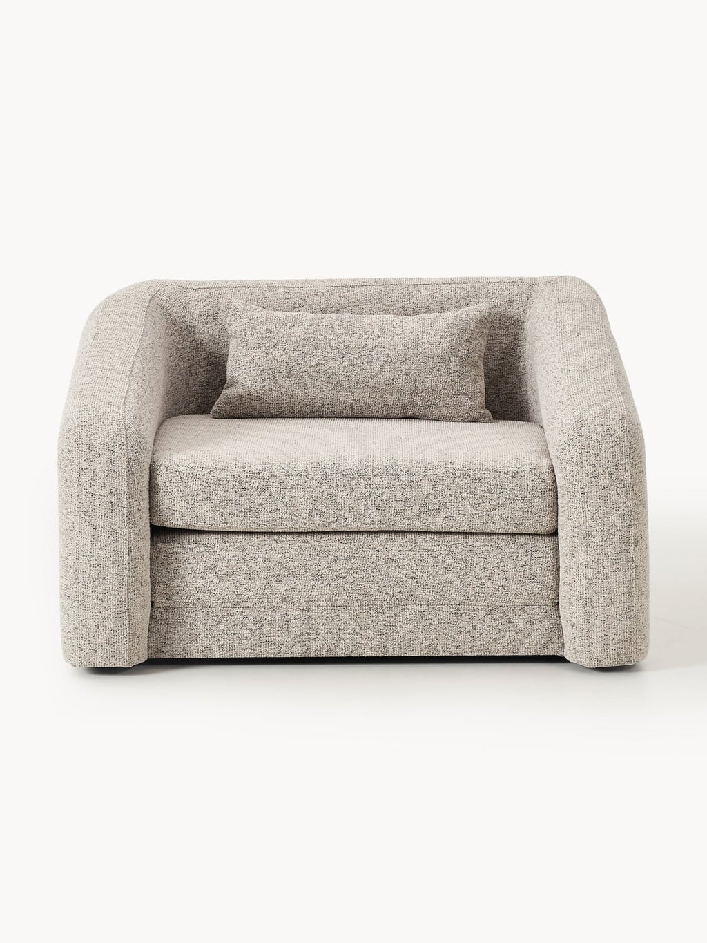 Eliot Bouclé-Sleeper Chair — Oatmeal