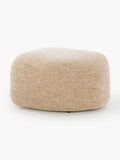 Wolke Oval Bouclé Sofa Ottoman — Sand