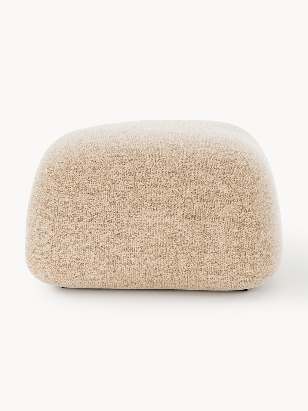 Wolke Oval Bouclé Sofa Ottoman — Sand