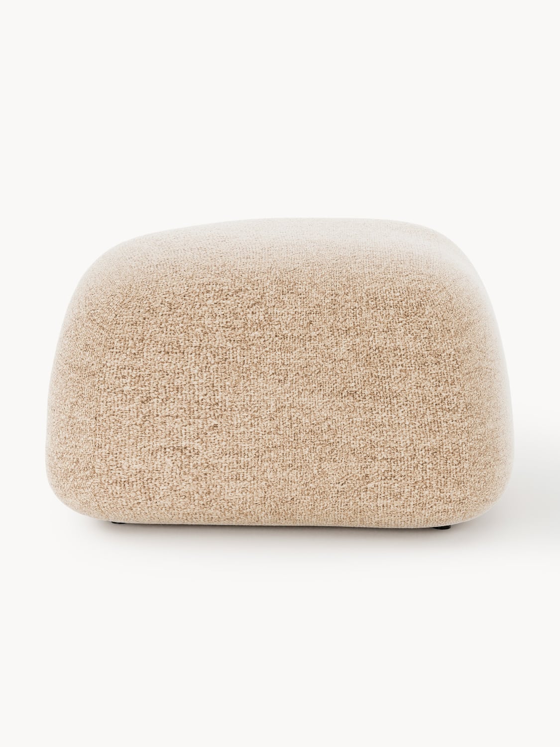 Wolke Oval Bouclé Sofa Ottoman — Sand