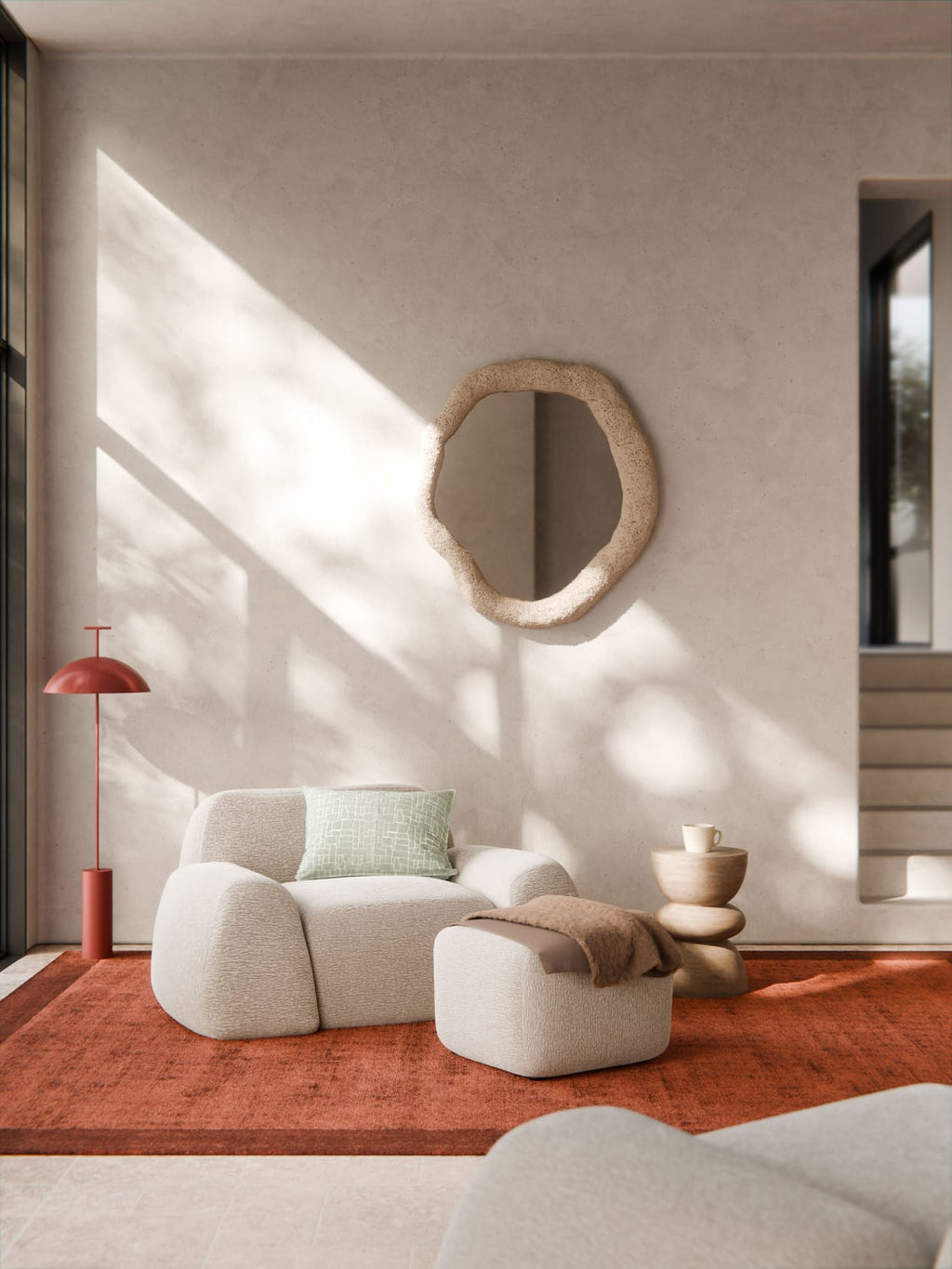Wolke Lounge Chair — Sand