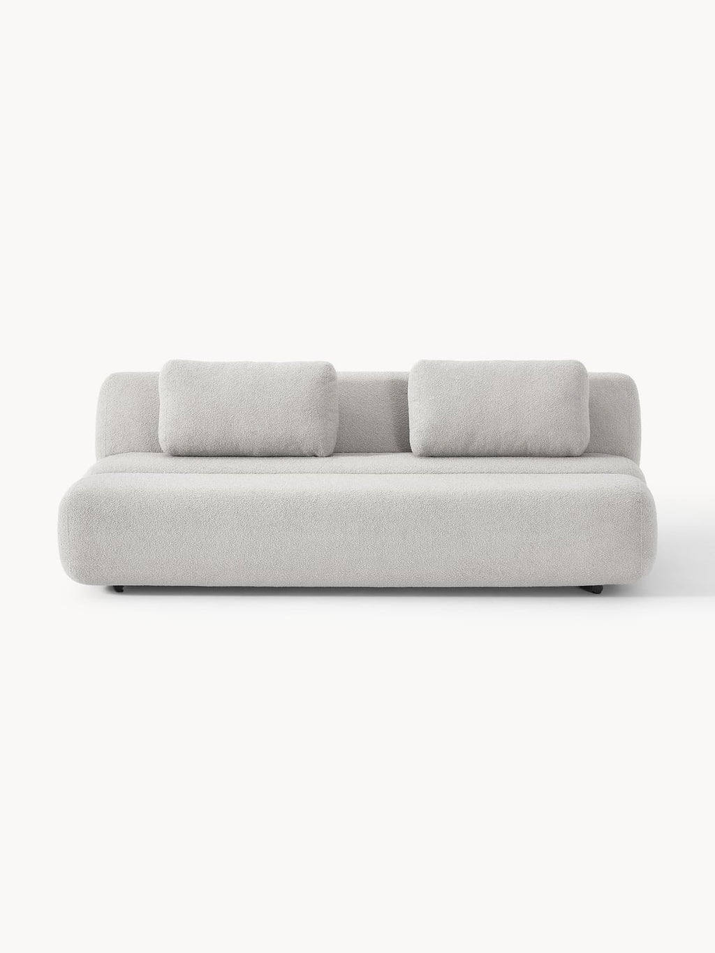 Caterpillar Teddy-Sofa Bed (3-seater) — Light Grey