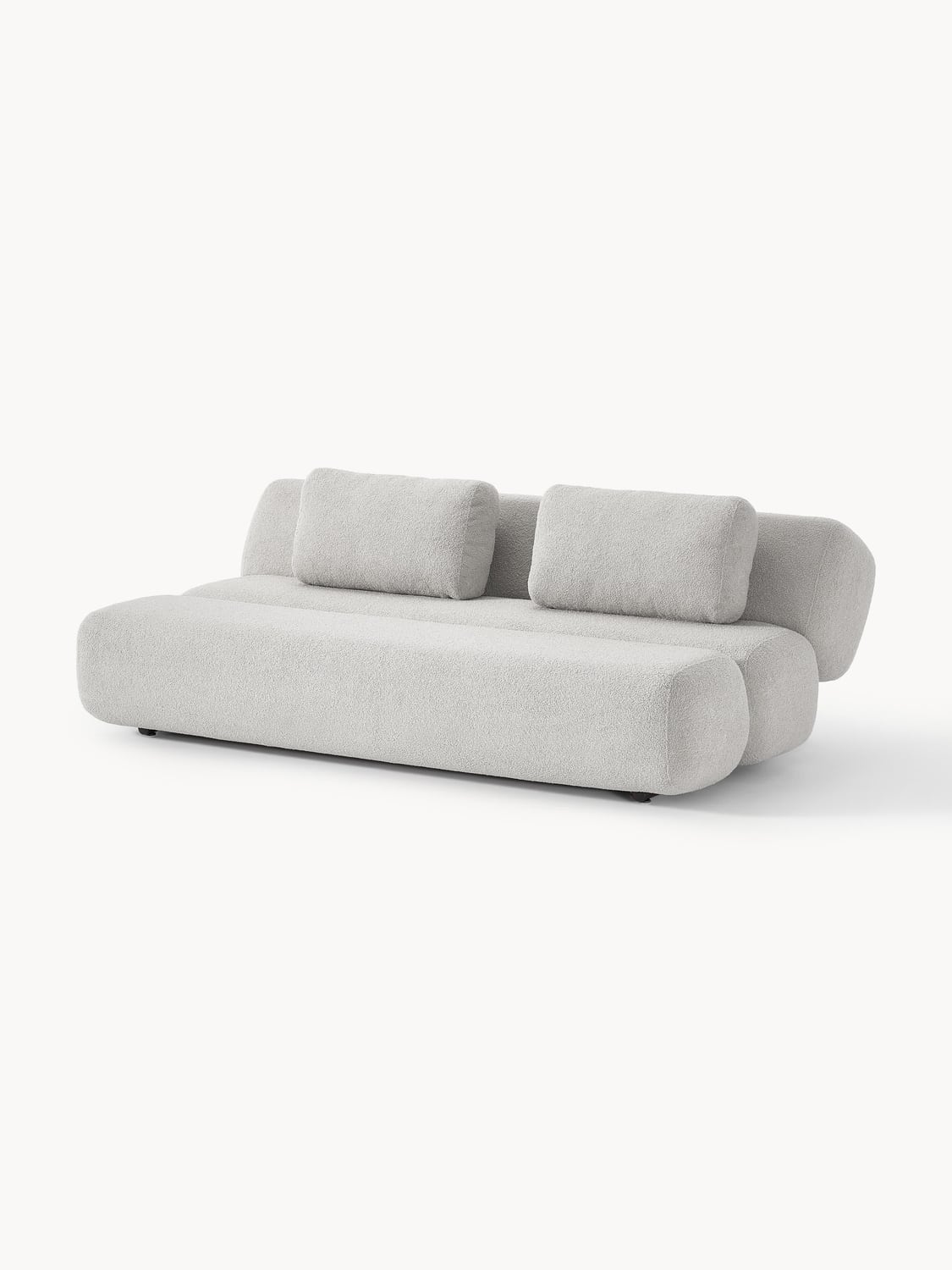 Caterpillar Teddy-Sofa Bed (3-seater) — Light Grey