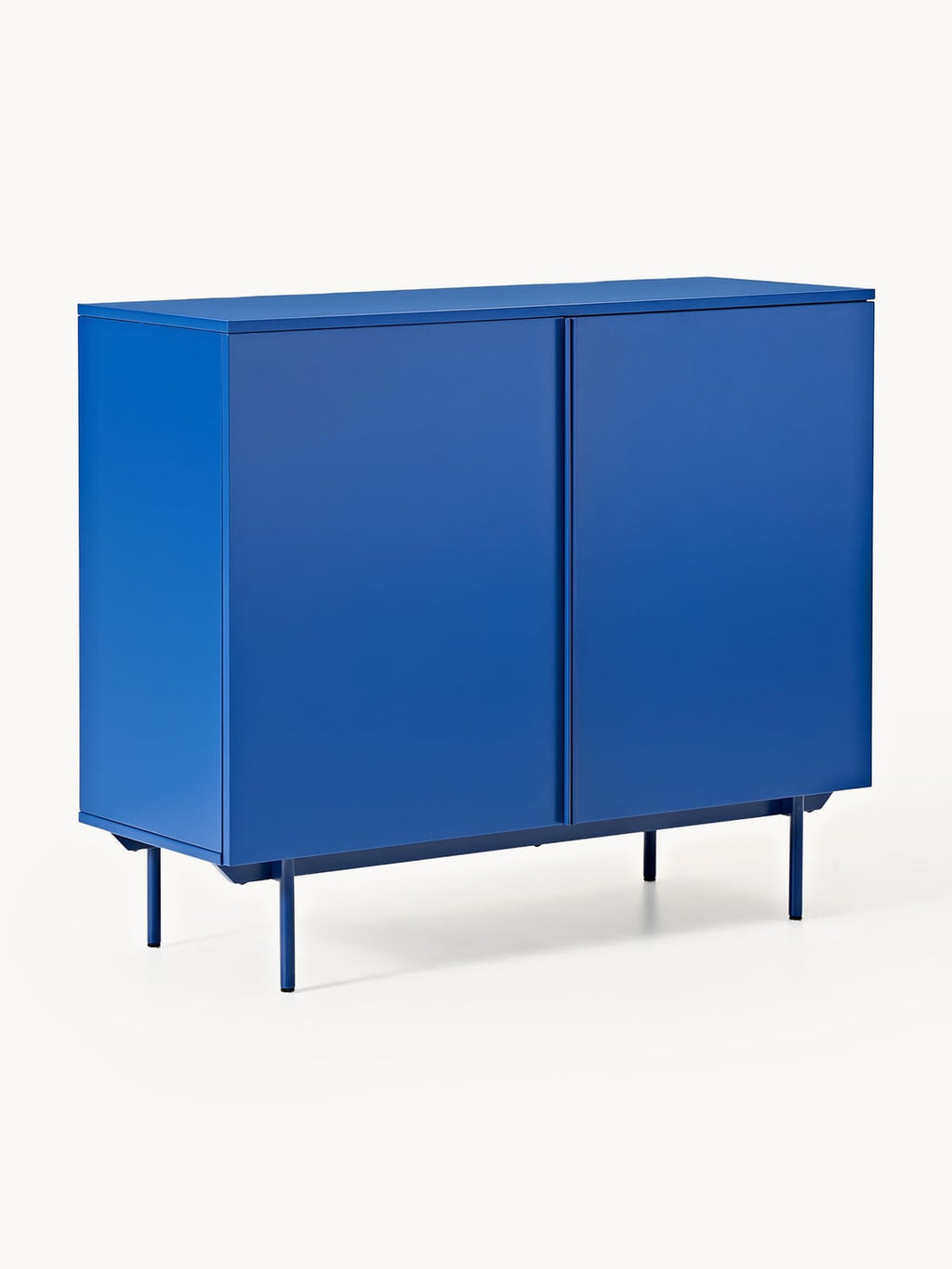 Elona Wood-Highboard — Blue