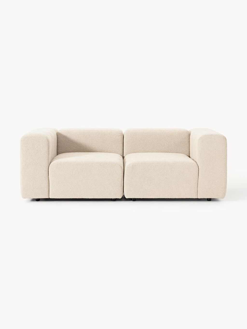 Lena Modular Bouclé Sofa (3-seater) — Blush