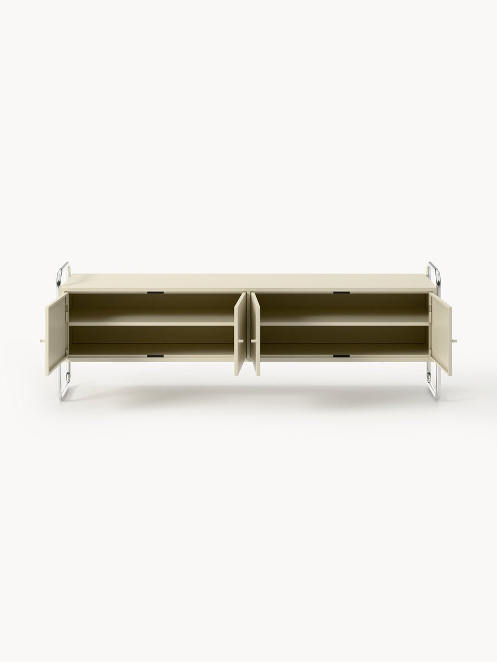 Robyn Metal-Lowboard — Light Grey