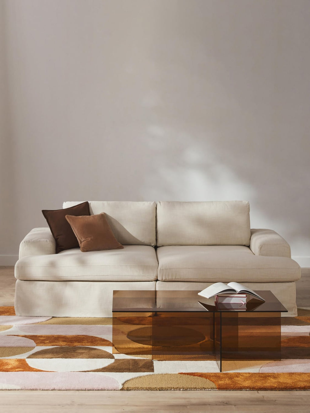 Russell Modular Sofa (3-seater) with removable covers — Ivory