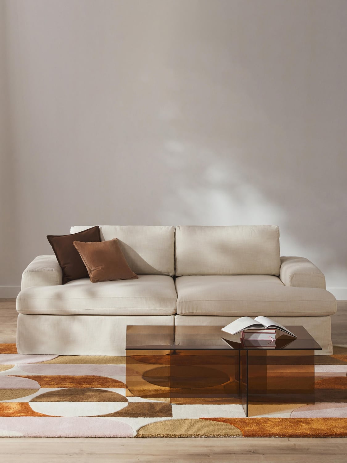 Russell Modular Sofa (3-seater) with removable covers — Ivory