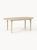 Archie Oval Dining Table in Oak, 200 x 100 cm — Blush