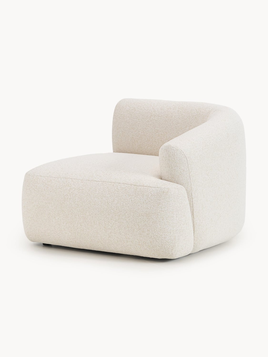 Sofia Bouclé Corner Module — Ivory