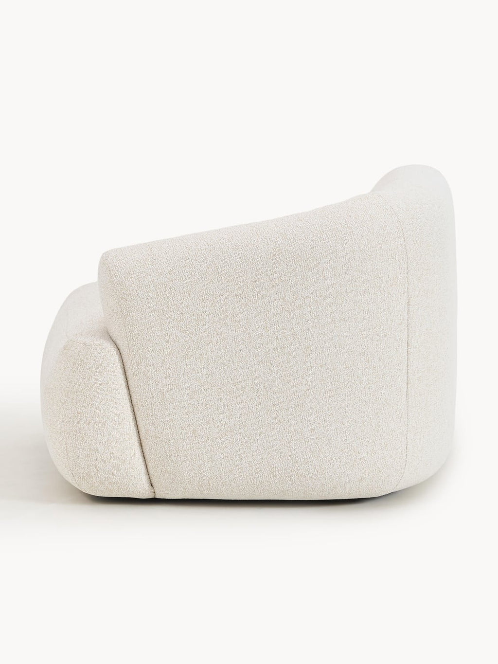 Sofia Bouclé Corner Module — Ivory