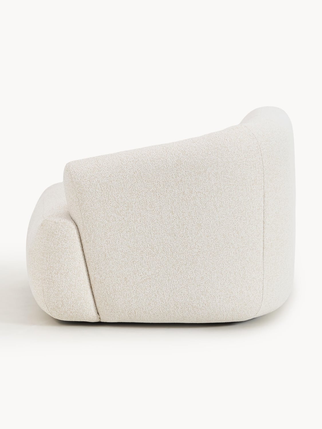 Sofia Bouclé Corner Module — Ivory
