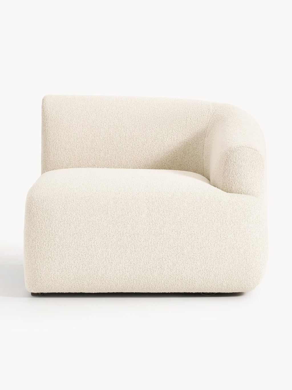 Sofia Bouclé Corner Module — Cream