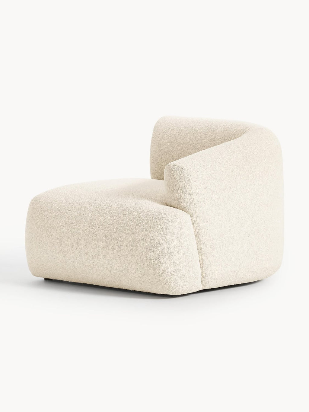 Sofia Bouclé Corner Module — Cream