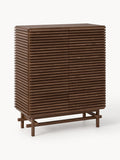 Pierce Highboard in Oak — Chocolate