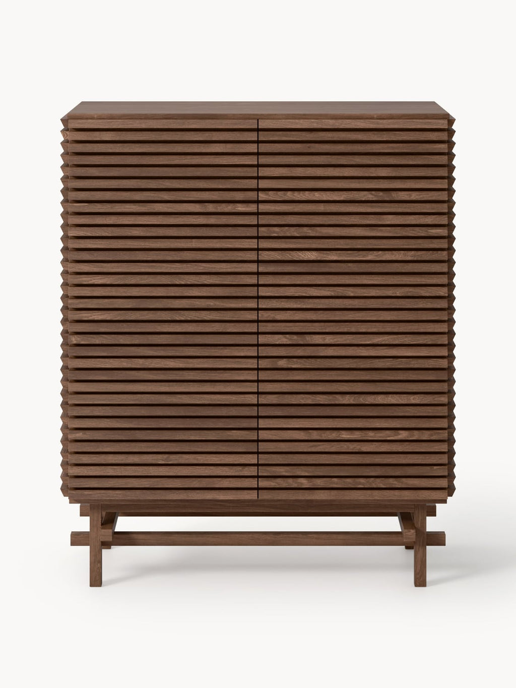 Pierce Highboard in Oak — Chocolate