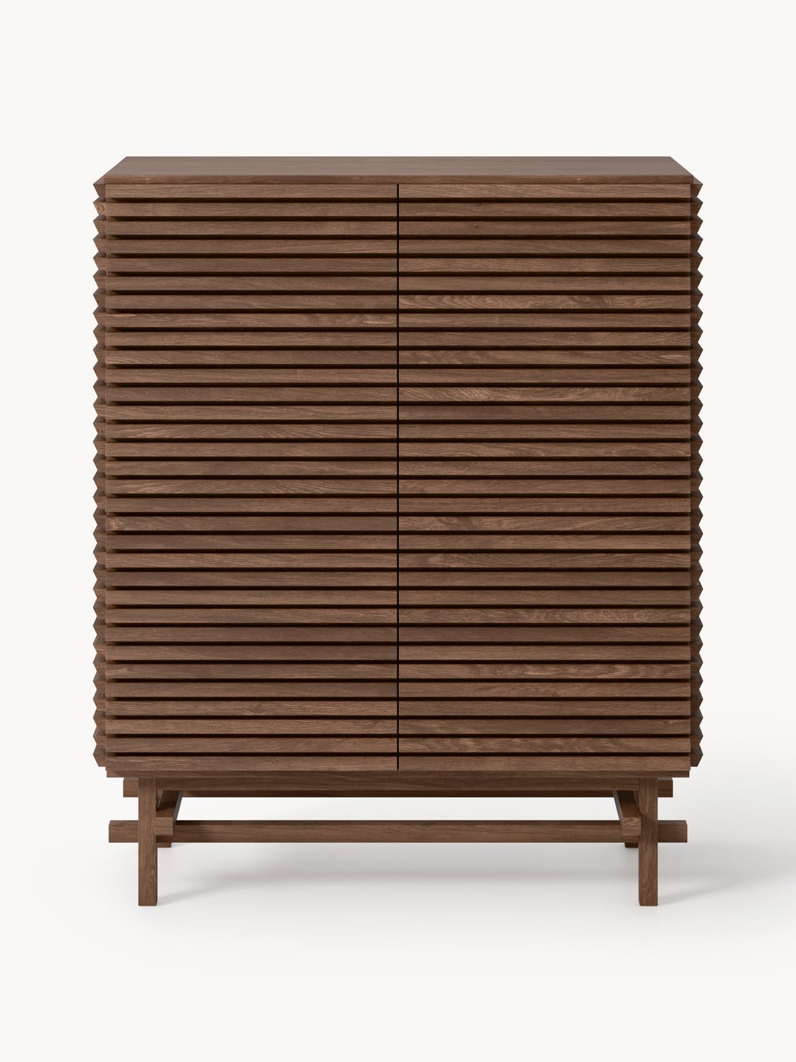 Pierce Highboard in Oak — Chocolate
