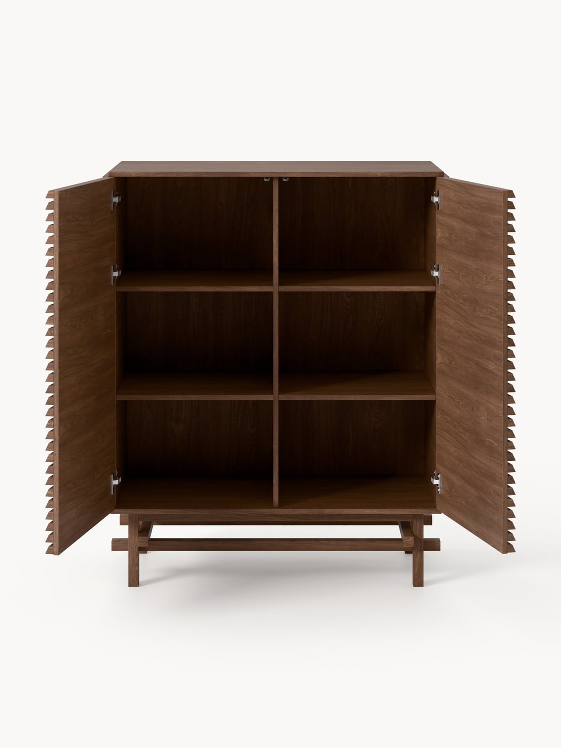 Pierce Highboard in Oak — Chocolate
