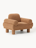 Lilo Bouclé Armchair — Camel