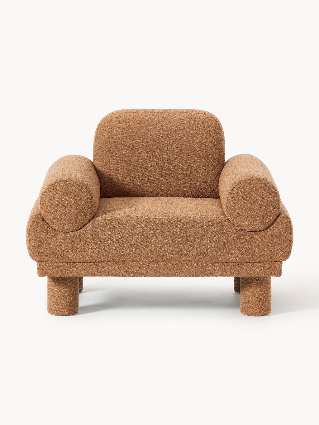Lilo Bouclé Armchair — Camel
