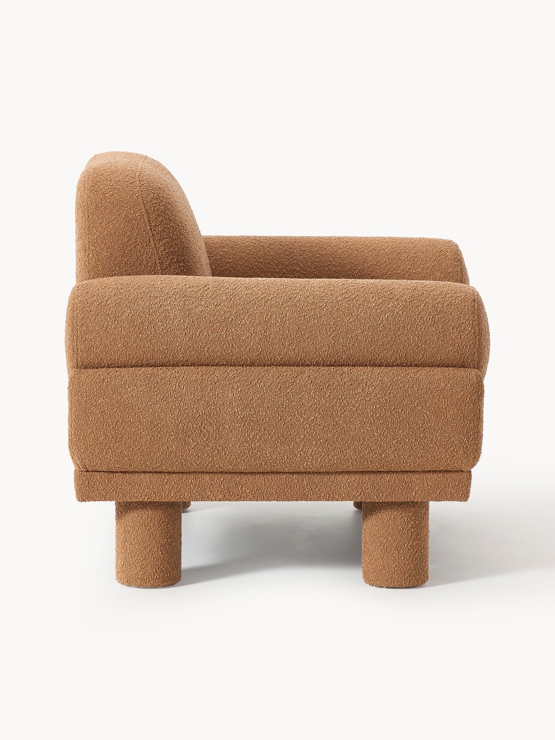 Lilo Bouclé Armchair — Camel