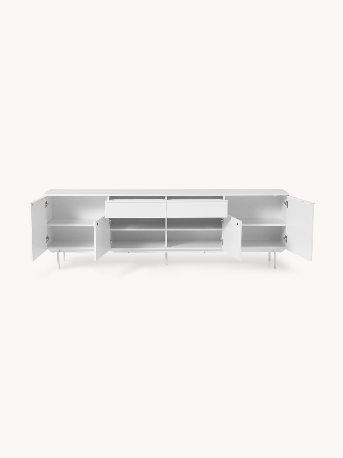 Elona Large Wooden Sideboard — Off-White
