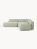 Wolke Modular Bouclé Corner Sofa (4-seater) with Chaise Longue — Oatmeal