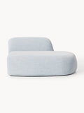 Wolke Bouclé-Chaise-Module — Light Grey
