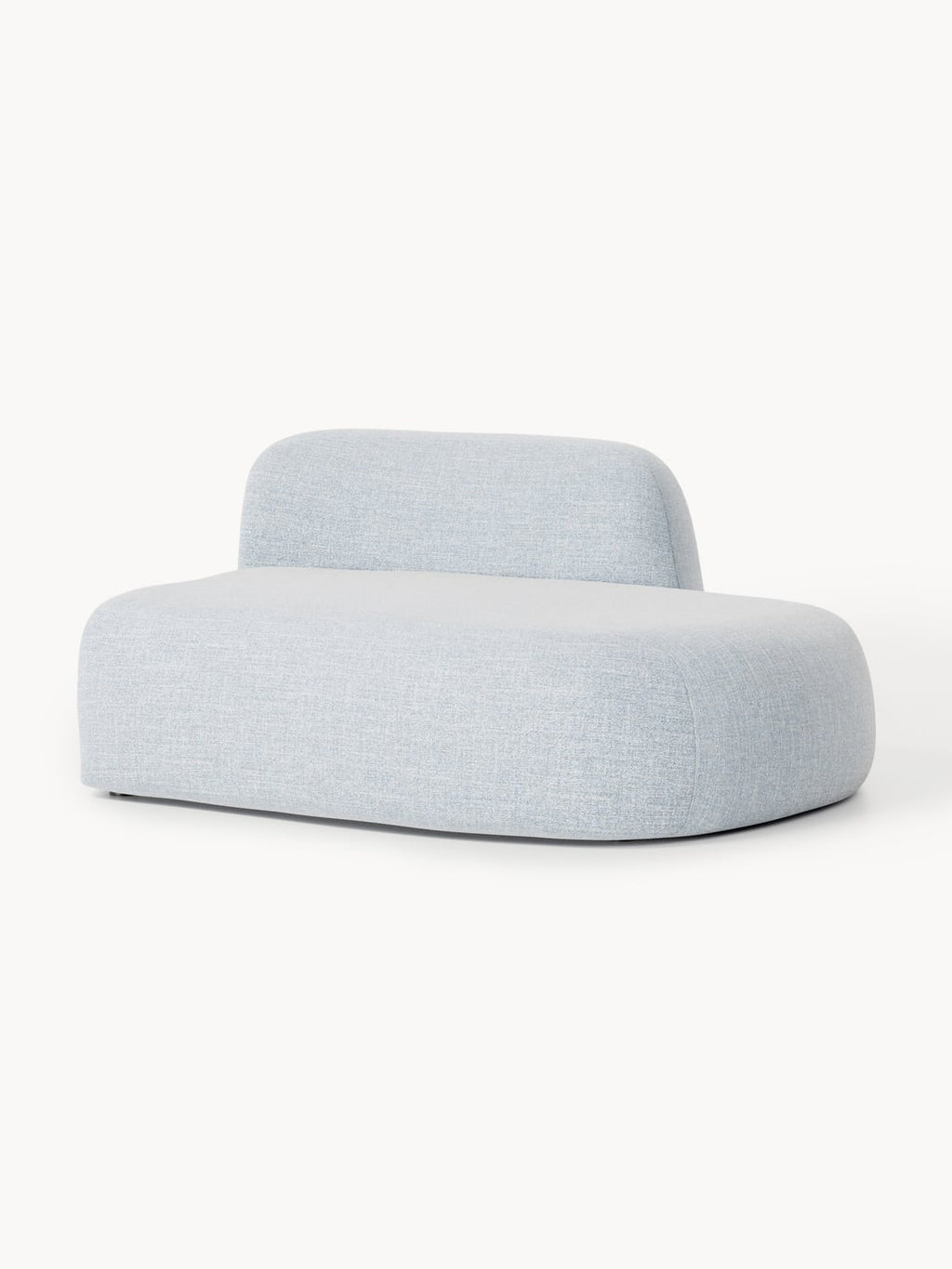 Wolke Bouclé-Chaise-Module — Light Grey