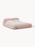 Wolke Upholstered Bed — Pearl Grey