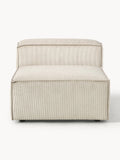 Lennon Middle Module in Corduroy — Light Grey
