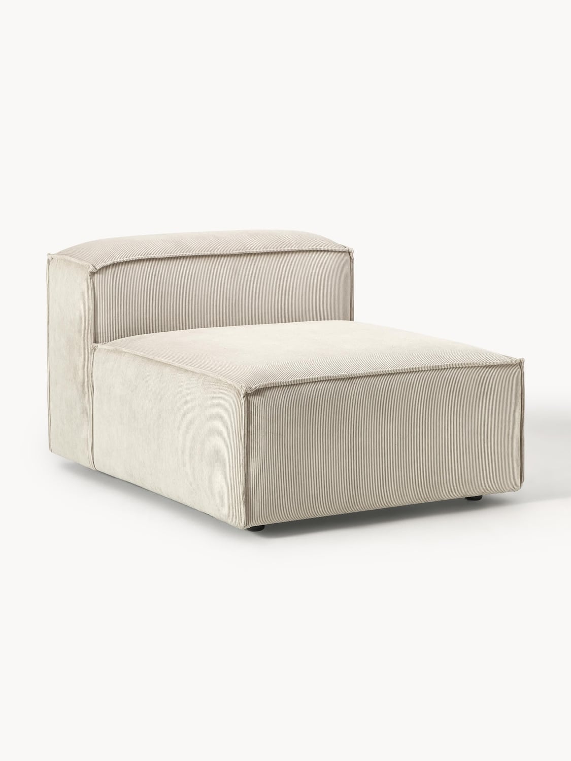 Lennon Middle Module in Corduroy — Light Grey